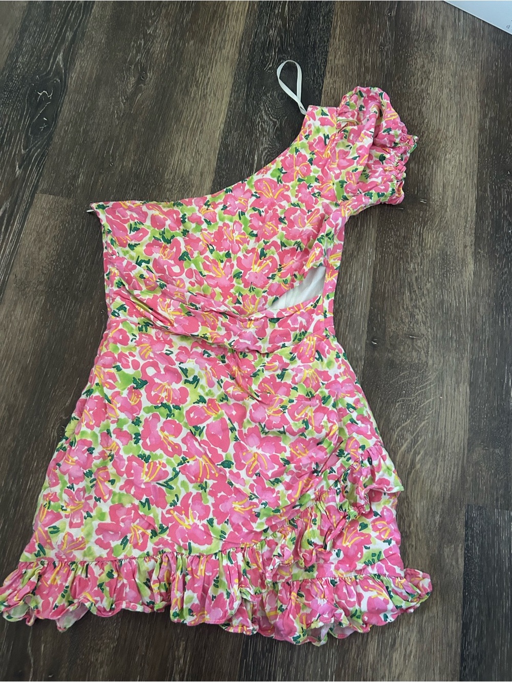 Seven Wonders Floral Ruffle Mini Dress